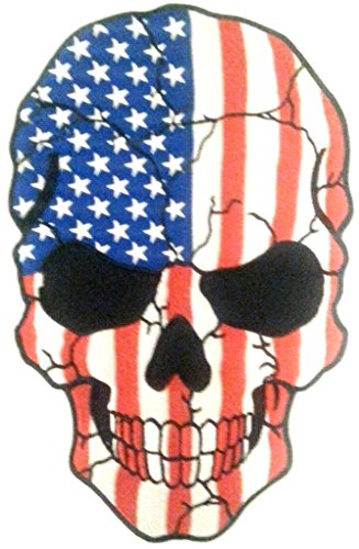 Toppa Adesiva Toppe Termoadesive Biker Jeans Stoffa Patch Biker Teschio Teschi Toppe Termoadesive Ricamate Ricamata Grande Grandi Dimensioni„ Usa Tesc