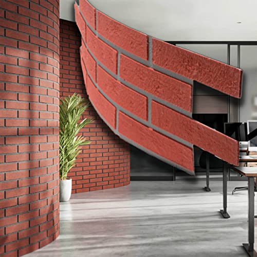 Eternal Parquet Rivestimento Esterno - Interno Isolante Flex 248X770X5Mm Con Mattoni Rossi Ultrarealistici