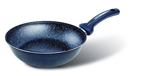 Pensofal, Padella Alta, Serie Biostone®, Wok, Alluminio Con Rivestimento Antiaderente, Diametro 28 Cm, Manico In Bakelite, Adatta All'Induzione, Effet
