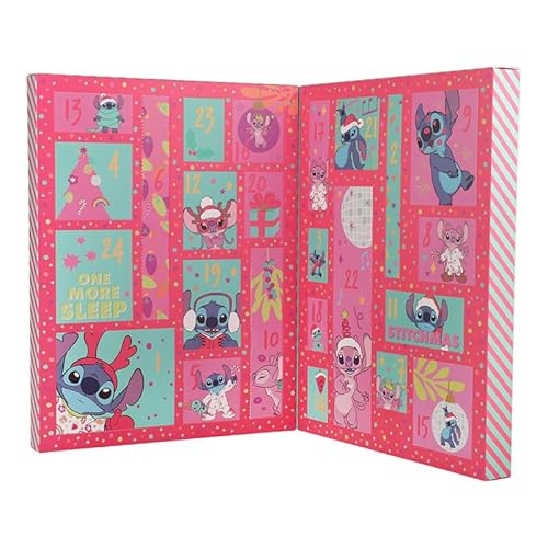 Stitch Stationary Calendario Dell'Avvento Di Alta Qualità Per 24 Giorni, Con Licenza Ufficiale, Regalo Di Natale E Decorazione Natalizia Stagionale Pe