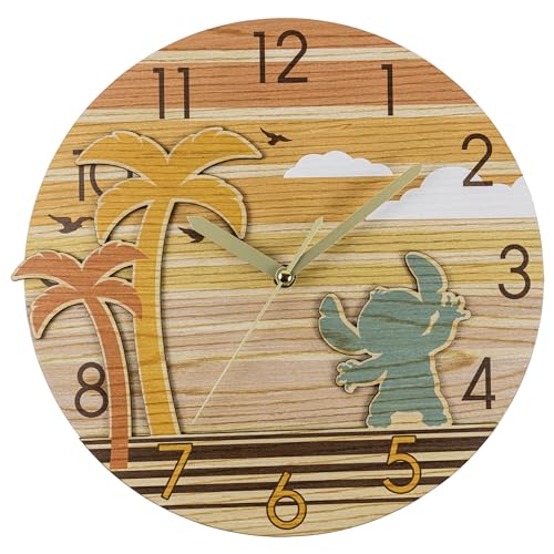 Lilo And Stitch Disney Las3025 - Orologio Da Parete Con Palme