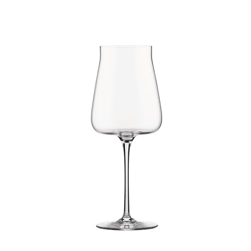 Alessi Eugenia Nf09/1 - Bicchiere Di Design Per Vino Bianco, Estetica Minimale, In Vetro Cristallino, 45 Cl
