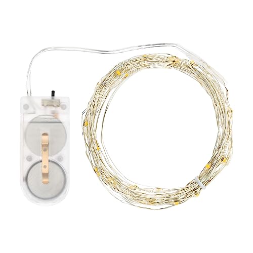 Lotti 40 Microled Bianco Caldo Interno | Catena Lineare 4M Con 40 Microled Bianco Caldo Ø1,5Mm
