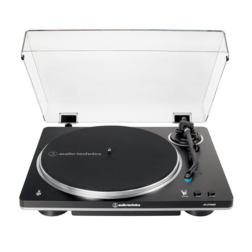 Audio Technica At-Lp70Xbt Fully Automatic Wireless Belt-Drive Turntable (Black/Silver)
