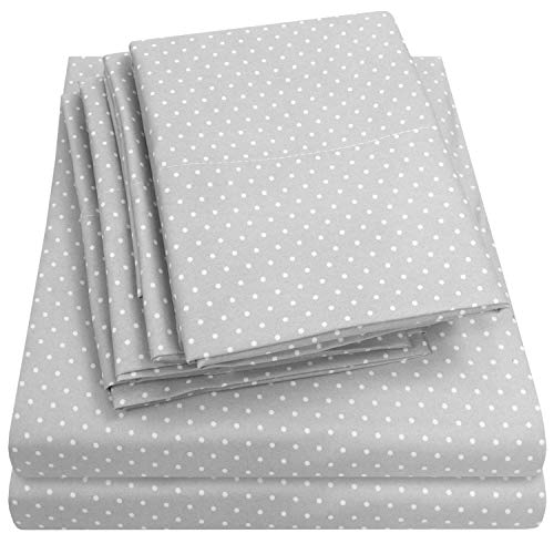 Lenzuola King Size – 6 Pezzi 1500 Supreme Collection Fine Spazzolato Microfibra Profonda Tasca King Set Biancheria Da Letto – 2 Federe Extra, Ottimo R