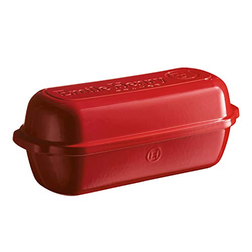 Emile Henry Les Specialistes Vpc Stampo Per Pane Di Campagna, Ceramica, Grand Cru, 39,5 X 16,5 X 15 Cm