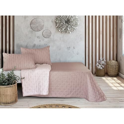 Pierre Cardin Copriletto Bouti Triana - Letto 150 Cm - Colore Malva