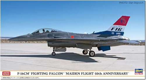 ハセガワ Hasegawa 120116 607535 1/48 F-16Cm Fighting Falcon, Maiden Flight, Multicolore