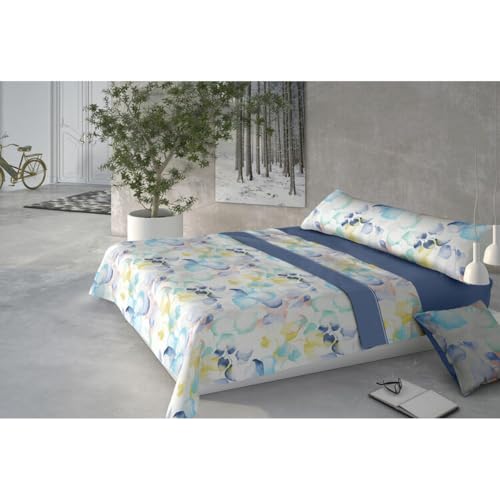 Pierre Cardin Copripiumino Hojarasca - Letto Da 90 Cm, Colore: Blu C2