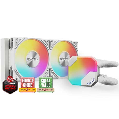 Montech Kit Watercooling Aio Hyperflow Rgb - 240Mm (Blanc)