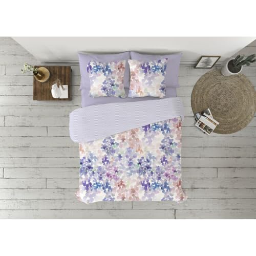 Pierre Cardin Set Copripiumino Sara Malva Per Letto Da 105 2 Pezzi
