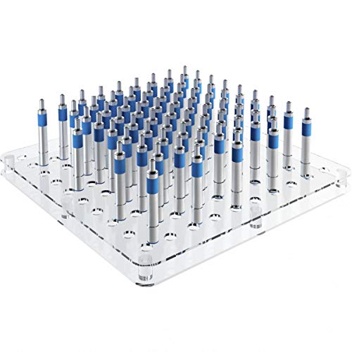 Designplex Porta Atomizzatori Per Sigarette Elettroniche A 100 Postazioni - Misure: 37.5 X 36.5 X H2.6 Cm