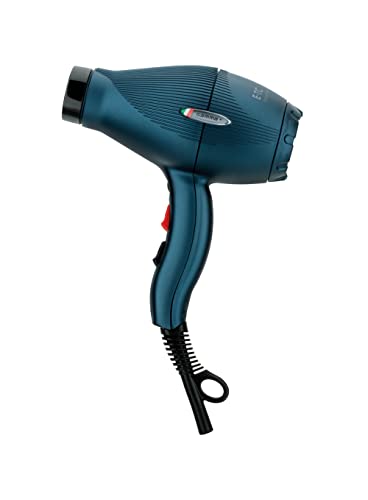 Gammapiu’ Asciugacapelli Professionale E-T.C. Light, Phon Per Capelli Leggero (430Gr), Phon Professionale Compatto, Solo 18,5 Cm, Griglia Rivestita In