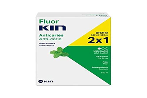 Pack Fluorkin Anticaries Colut 500Ml X2