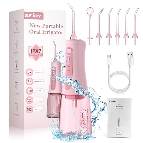 Irrigatore Orale Senza Fili Elettrico, Oral Irrigator Dental, Pulizia Dei Denti Per Dental Clean, Irrigatore Orale Senza Fili, Ricaricabile Water Flos