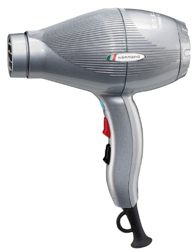 Gammapiu’ Asciugacapelli Professionale E-T.C. Light, Phon Per Capelli Leggero (430Gr), Phon Professionale Compatto, Solo 18,5 Cm, Griglia Rivestita In