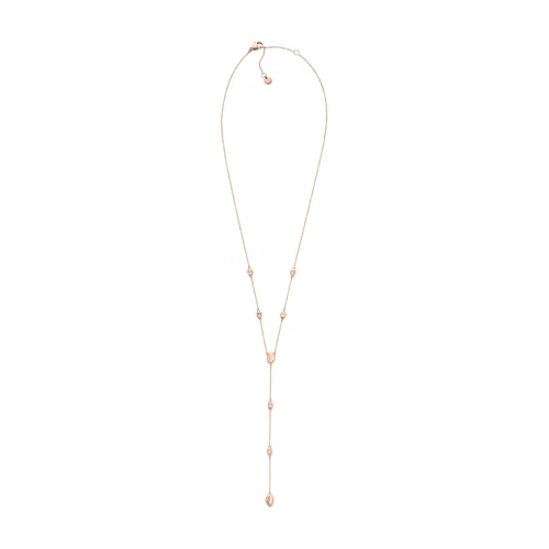 Skagen Collana Da Donna Anja Pebbles In Acciaio Inox Oro Rosa, Skj1845791, Length: 482Mm+50Mm, Width: 5.7Mm, Height: 10Mm, Acciaio Inossidabile, Nessu