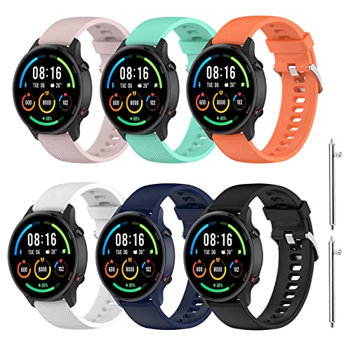 Xbljst Cinturino Orologio In Silicone Per Xiaomi Mi Watch/Xiaomi Watch S1/S1 Active, 22Mm Cinturino Per Xiaomi Mi Watch Color/Color2/Sport/Forerunner 