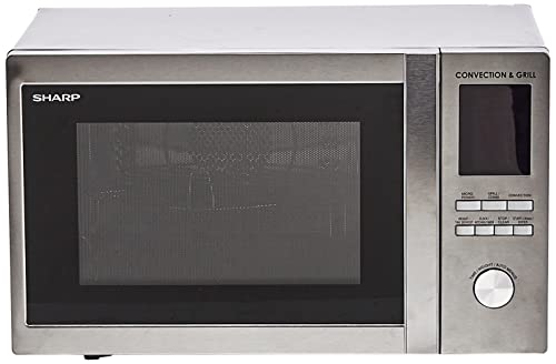 Sharp R-982Stwe Piano Di Lavoro Microonde Combinato 42L 1000W Acciaio Inossidabile Forno A Microonde