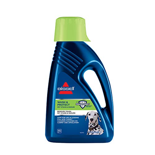 Bissell 1087N Formula Detergente Wash&Protect Pet Per Tappezzeria, 1.5 Litri, Plastica, Nero