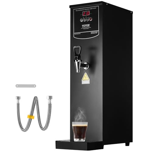 Vevor Caldaia Per Acqua Commerciale 183 X 304 X 690 Mm Erogatore Elettrico Di Acqua Calda 20 L 3000 W Con Tubo Di Riscaldamento In Acciaio Inossidabil