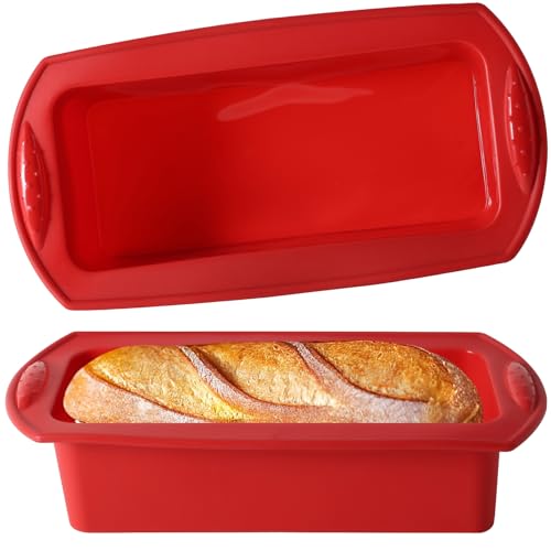 Wufanc Set Di 2 Stampi Per Cottura Del Pane Stampo In Silicone Per Cottura Del Pane Stampo Per Cottura Antiaderente Stampo Per Scatola In Silicone Sta