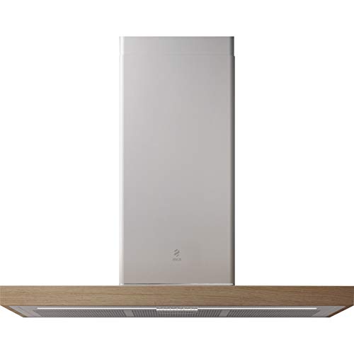 Elica Prf0120966 Cappa Aspirante 757 M³/H Cappa Aspirante A Parete Bianco, Legno A+