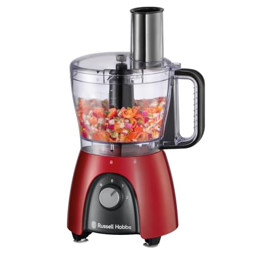 Russell Hobbs Robot Da Cucina [Frullatore/Tritatutto/Macinatore/Affetta Verdure] Per Impastare, Affettare, Tritare & Grattugiare, Lavastoviglie Ok, Po