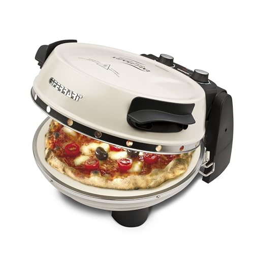 G3Ferrari - Forno Elettrico Per Pizza Napoletana Icy Cream, Edizione Limitata, G1003217, Fino A 400 Gradi, Con Pietra Per Pizza, Con 2 ° Pietra/Pizza