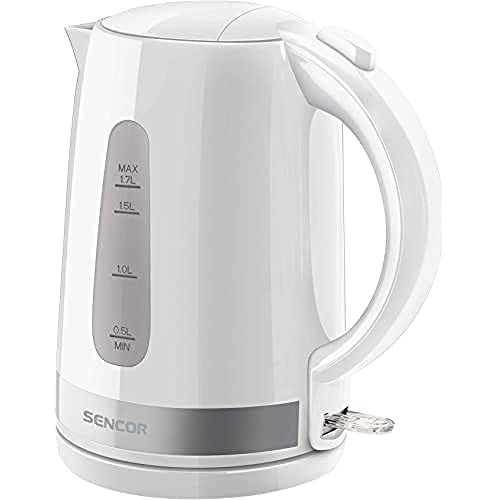Sencor Swk 1748Wh - Bollitore, 2200 Watt, Volume: 1,7 L, Colore: Bianco