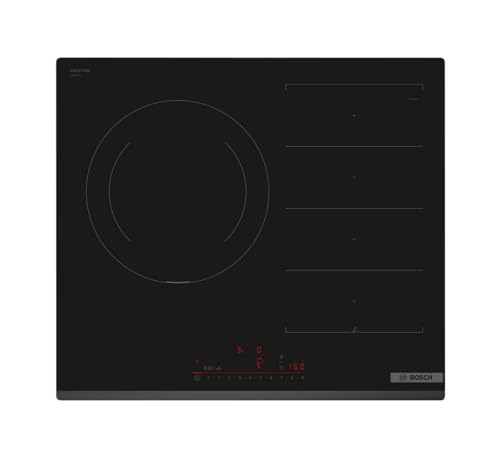Bosch Piastra A Induzione, 60 Cm, Serie 6, Flexinduction E Zona 28 Cm, Elettronica Directselect, Perfectfry Plus, Home Connect, Nero, Pxj631Hc2E