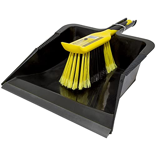 Bentley Retail Charles Bulldozer Paletta, Spazzola, Nero, Giallo, Taglia Unica