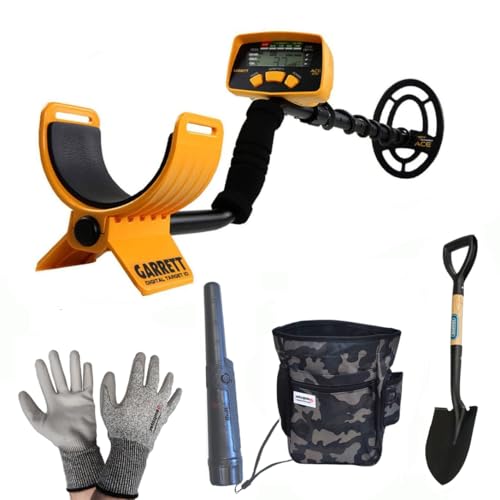 Metal Detector Ace 200I Garrett Special Pack Pinpointer P1 Pala Draper Marsupio Guanti Empotec