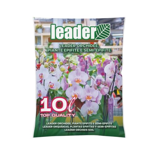 Leader, Terriccio Per Orchidee, Adatto A Tutte Le Varietà, Garantisce Aerazione Delle Radici, Drenaggio, Apporto Di Nutrienti, Crescita Sana E Rigogli