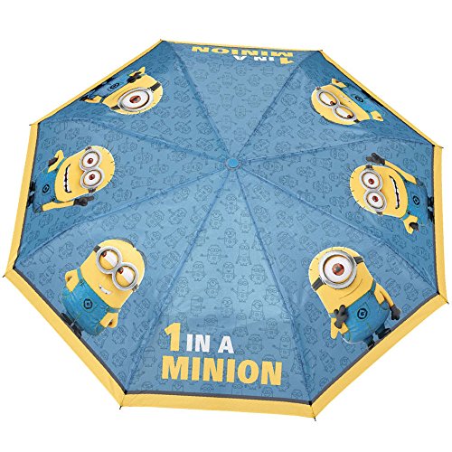 Minions Perletti 75036 Ombrello Mini Manuale, 24 Cm, Multicolore