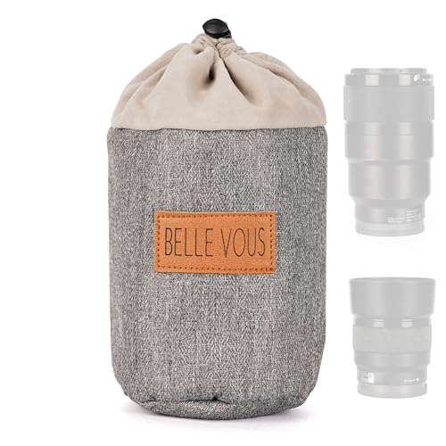 Belle Vous Porta Obiettivo Fotografico - Custodia Per Obiettivi Fotografici - Borsa Fotografica In Neoprene - Per Lenti Universali Fotocamere Dslr - S