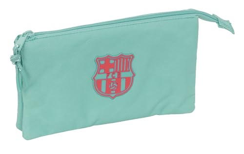 Safta F.C.Barcelona - Astuccio Per Bambini, Per Bambini, Ideale Per Bambini In Età Scolastica, Comodo E Versatile, Qualità E Resistenza, 22 X 3 X 12 C