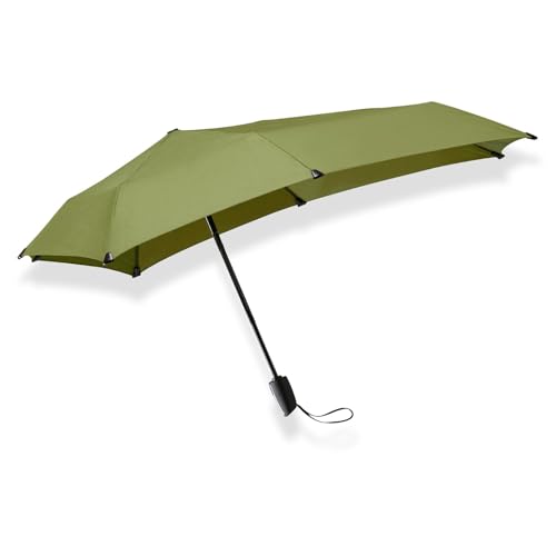 Senz ° Mini Automatico Foldable Storm Umbrella Fren Green, Verde