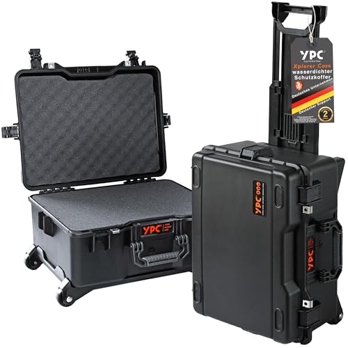Ypc Xplorer Case Xxl – 53 Cm X 40 Cm X 28,5 Cm Trolley Outdoor Case, Custodia Fotografica In Schiuma Impermeabile, Custodia Rigida Per Fotocamera, Cus