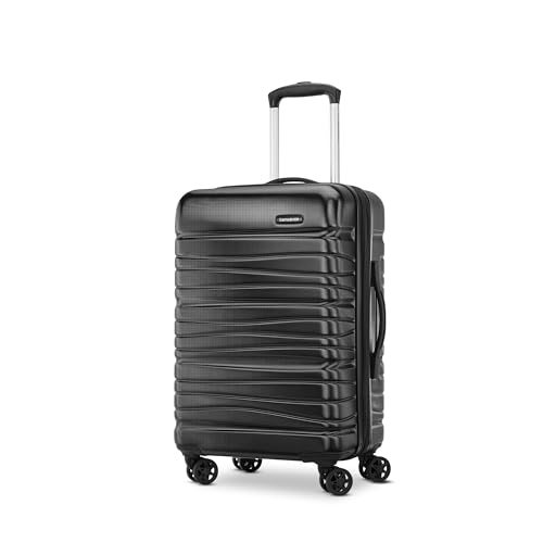 Samsonite Evolve Se Hardside Espandibile Con Ruote Doppie, Basso Nero, Large Spinner, Evolve Se Hardside - Valigia Espandibile Con Ruote Doppie