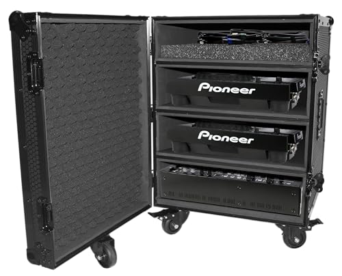 Udg Flightcase - Baule Per Set Cdj/Mixer Black Plus (Ruote E Ruote)