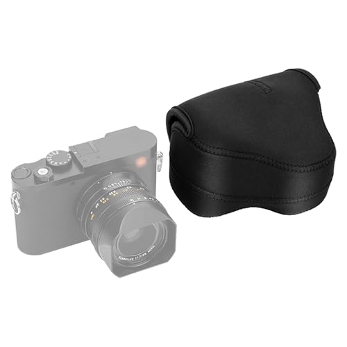 Jjc Custodia Neoprene Per Leica Q3 Q2 Q, Eos R7 R10 Con Rf-S 10-18Mm F4.5-6.3 Is Stm O Rf-S 18-45Mm F/4.5-6.3 Is Stm Obiettivi Adatta Per Fotocamere C
