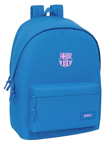 Safta F.C.Barcellona - Zaino Per Laptop Da 15,6" E Usb, Ideale Per Giovani Di Diverse Età, Tessuto Riciclato, Comodo E Versatile, Qualità E Resistenza