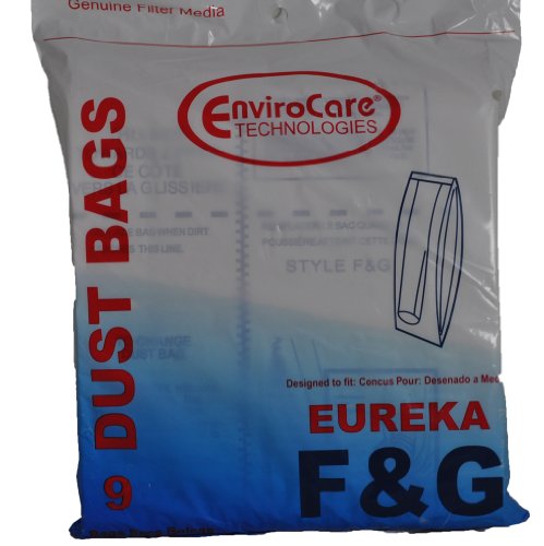 Eureka Style F & G Vacuum Bags, 9 Per Confezione