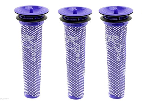 Kga Supplies 3 Filtri Pre-Motore Lavabili Per Aspirapolvere Portatile Dyson Dc58 Dc59 V6 Animal