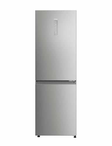 Haier Hdpw3618Dnpk - Frigorifero Combinato, 352 Litri, No Frost, Argento, Classe Energetica D