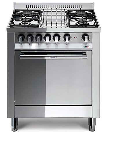 Lofra M75Gv Cucina A Gas, Acciaio