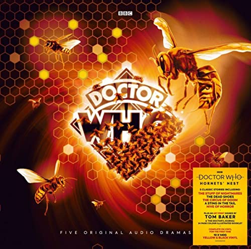 Doctor Who - Hornets’ Nest Box Set (Signed Tom Baker Print) X 1200 (140G Black And Yellow Vinyl)
