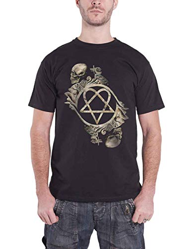Rockoff Trade - Bone Sculpture, T-Shirt Uomo, Nero (Black), Large