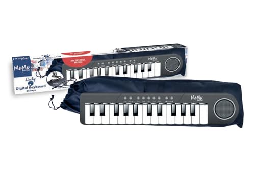 Tastiera Digitale Meme Da 25 Tasti, Passo Medio Con Borsa Da Trasporto, Cavo Usb, 8 Toni, 8 Ritmi, 5 Demo, Metronomo,Transpose Cambio 1 Ottava, Concer